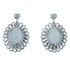 Sterling Silver Concho Post Dangle Earrings RX111018
